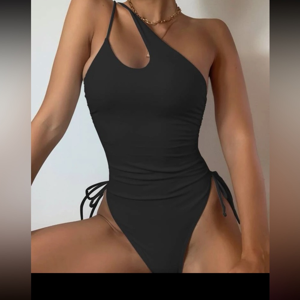 Orange Thigh high super sexy, one piece swimsuit in Orange